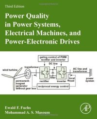 cover of the book Power Quality in Power Systems, Electrical Machines, and Power-Electronic Drives