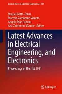 cover of the book Latest Advances in Electrical Engineering, and Electronics: Proceedings of the JIEE 2021 (Lecture Notes in Electrical Engineering, 933)