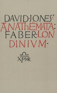 cover of the book Anathemata: Fragments of an Attempted Writing