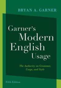 cover of the book Garner's Modern English Usage