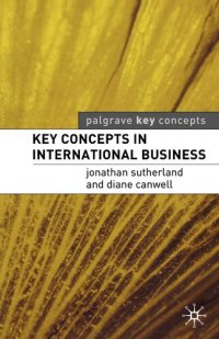 cover of the book Key Concepts in International Business