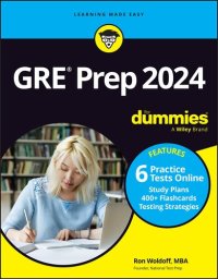 cover of the book GRE Prep 2024 For Dummies with Online Practice