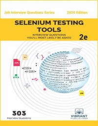 cover of the book Selenium Testing Tools Interview Questions You'll Most Likely Be Asked