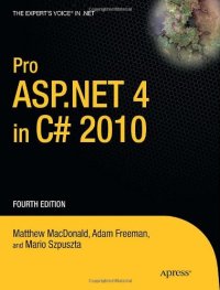 cover of the book Pro ASP.NET 4 in C# 2010, Fourth Edition