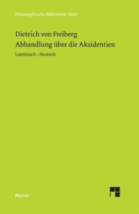 cover of the book Abhandlung über die Akzidenzien: Zweisprachige Ausgabe