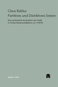 cover of the book Partitives und Distriktives Setzen