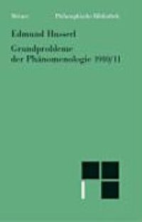 cover of the book Grundprobleme der Phänomenologie (1910/1911): Text nach Husserliana, Band XIII