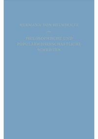 cover of the book Philosophische und populärwissenschaftliche Schriften