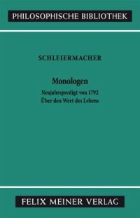 cover of the book Monologen: nebst den Vorarbeiten