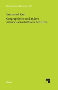 cover of the book Geographische und andere naturwissenschaftliche Schriften