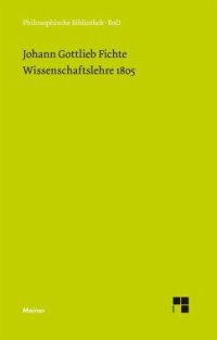 cover of the book Wissenschaftslehre (1805)