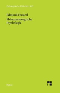 cover of the book Phänomenologische Psychologie