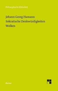 cover of the book Sokratische Denkwürdigkeiten. Wolken: Historisch-kritische Ausgabe