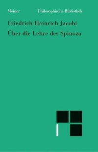 cover of the book Über die Lehre des Spinoza in Briefen an den Herrn Moses Mendelssohn: Bearbeitung: Lauschke, Marion