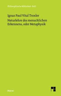 cover of the book Naturlehre des menschlichen Erkennens, oder Metaphysik