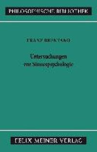 cover of the book Untersuchungen zur Sinnespsychologie