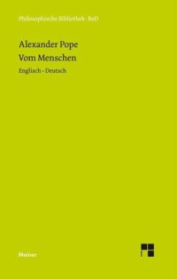 cover of the book Vom Menschen: Essay on Man. Zweisprachige Ausgabe