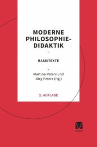 cover of the book Moderne Philosophiedidaktik: Basistexte