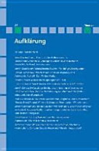 cover of the book Aufklärung, Band 27: Winckelmann