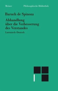 cover of the book Abhandlung über die Verbesserung des Verstandes: Sämtliche Werke, Band 5a. Zweisprachige Ausgabe