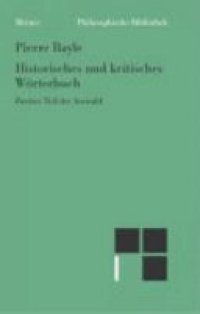 cover of the book Historisches und kritisches Wörterbuch: Zweiter Teil der Auswahl