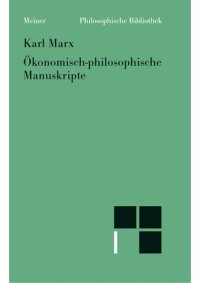 cover of the book Ökonomisch-philosophische Manuskripte