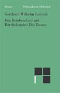 cover of the book Der Briefwechsel mit Bartholomäus Des Bosses