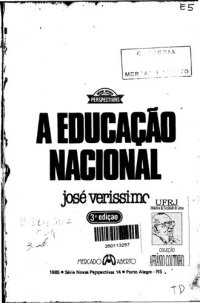 cover of the book A educação nacional