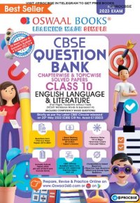 cover of the book Oswaal CBSE Chapterwise & Topicwise Question Bank Class 10 English Language & Literature Book (For 2023 Exam)