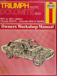 cover of the book Haynes Triumph 1500 TC & Dolomite 1500 Owners Workshop Manual