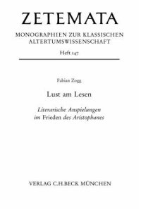 cover of the book Lust am Lesen: Literarische Anspielungen im Frieden des Aristophanes