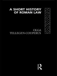 cover of the book A Short History of Roman Law