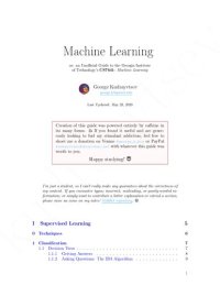 cover of the book Machine Learning, or, An Unofficial Guide to Georgia Institute of Technology's CS7641: Machine Learning