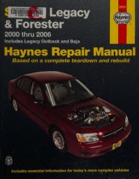 cover of the book Haynes Subaru Legacy and Forester Automotive Repair Manual