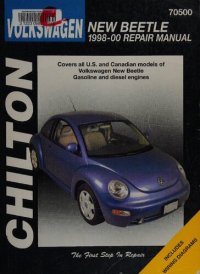 cover of the book Chilton's Volkswagen New Beetle 1998-00 Repair Manual