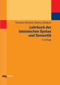 cover of the book Lehrbuch der lateinischen Syntax und Semantik