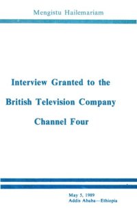 cover of the book Interview Granted to the British Television Company Channel Four, May 5, 1989