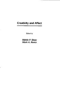 cover of the book Creativity and Affect