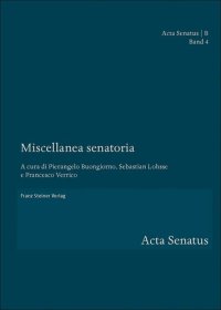 cover of the book Miscellanea Senatoria