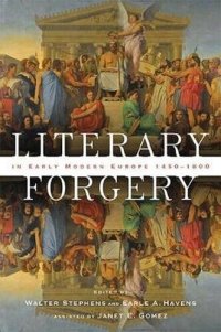 cover of the book Literary Forgery in Early Modern Europe, 1450–1800