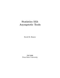 cover of the book Statistics 553. Asymptotic tools