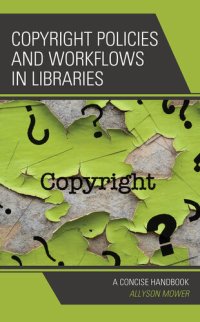 cover of the book Copyright Policies and Workflows in Libraries