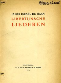 cover of the book Libertijnsche liederen