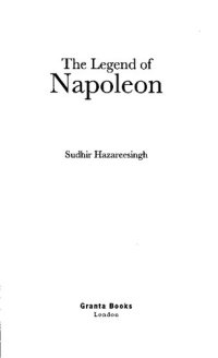 cover of the book The Legend of Napoleon