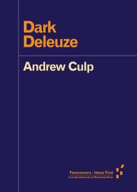 cover of the book Dark Deleuze