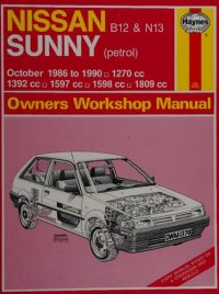 cover of the book Haynes Nissan Sunny Owners Workshop Manual