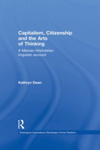 cover of the book Capitalism, Citizenship and the Arts of Thinking