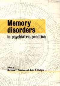 cover of the book Memory Disorders in Psychiatric Practice