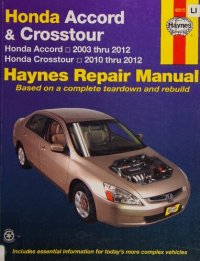 cover of the book Haynes Honda Accord & Crosstour Automotive Repair Manual