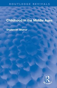 cover of the book Childhood in the Middle Ages